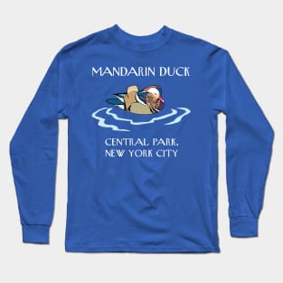 Mandarin Duck Central Park Long Sleeve T-Shirt